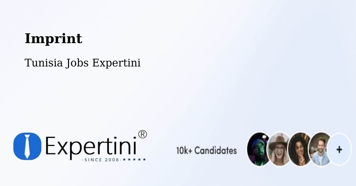 Imprint – Ben Arous - Tunisia Jobs Expertini